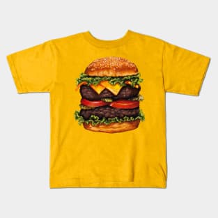 Double Cheeseburger Kids T-Shirt